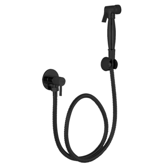 Ducha Higiênica Flexível  Black Matte Agua Quente E Fria Kromma - Imagem principal - ed68c7af-5a01-43b3-8d17-10c5e4f07462