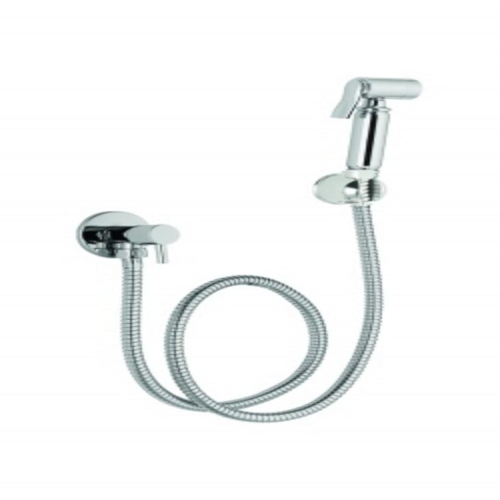 Ducha Higiênica Flexível  Quente E Fria 1/4 Com Flexível 1M Kr506 Cromado Kromma