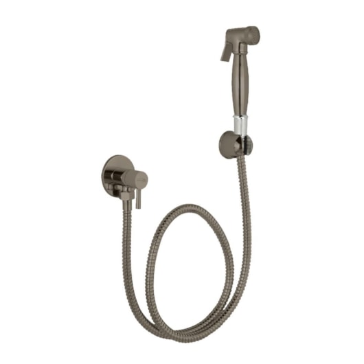 Ducha Higiênica Flexível  Quente E Fria 1/4 Com Flexível 1M Kr506 Ônix Matte Kromma - Imagem principal - dc19aadb-f92e-407d-b676-fc574ba3ccfb