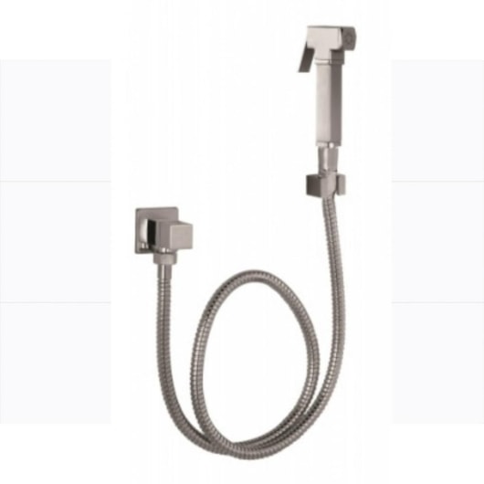 Ducha Higiênica Flexível  Quente E Fria 1/4 Com Flexível 1M Kr507c Cromado Kromma - Imagem principal - afc4f253-74bc-4cef-8da5-671ead224c60