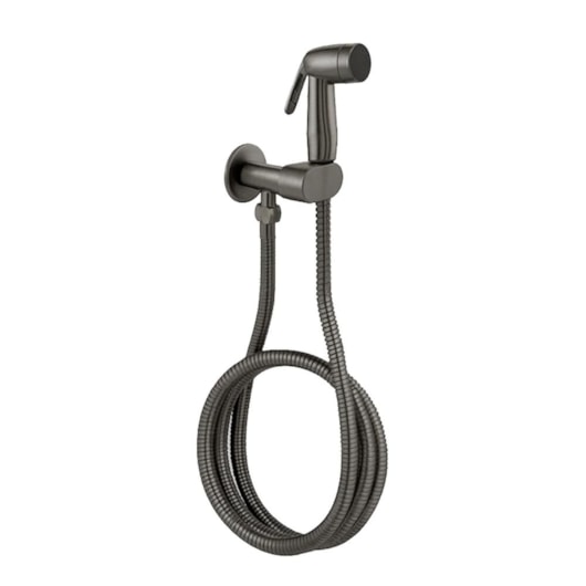 Ducha Higiênica Grafite Escovado Drop - Imagem principal - 15a1fa4c-0943-49e3-b61b-c5e46cae99ef