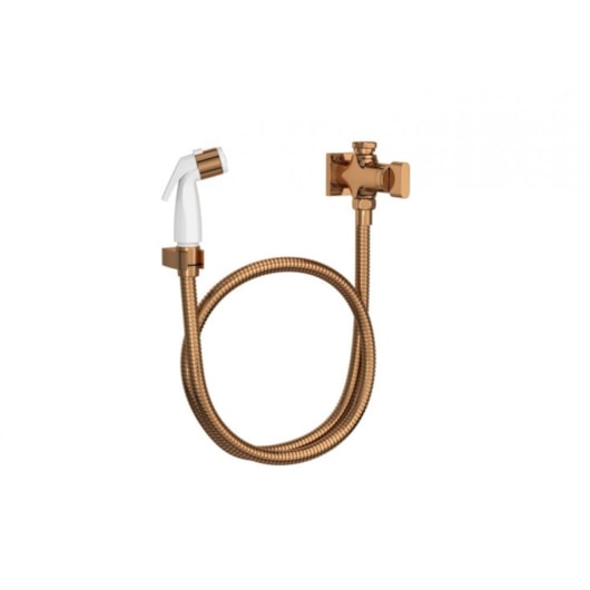 Ducha Higiênica Polo Com Registro Derivação E Gatilho Red Gold Deca - Imagem principal - 98c63d36-40ce-4e3f-9443-7d9fc6aa2b5b
