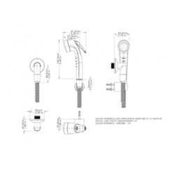 Ducha Higiênica Sem Registro Cromada Docol