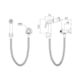Ducha Higiênica Trio Cromado 1984 C33 Lorenzetti - d13fc883-ec51-4820-94b3-9f91bc6e2b6c