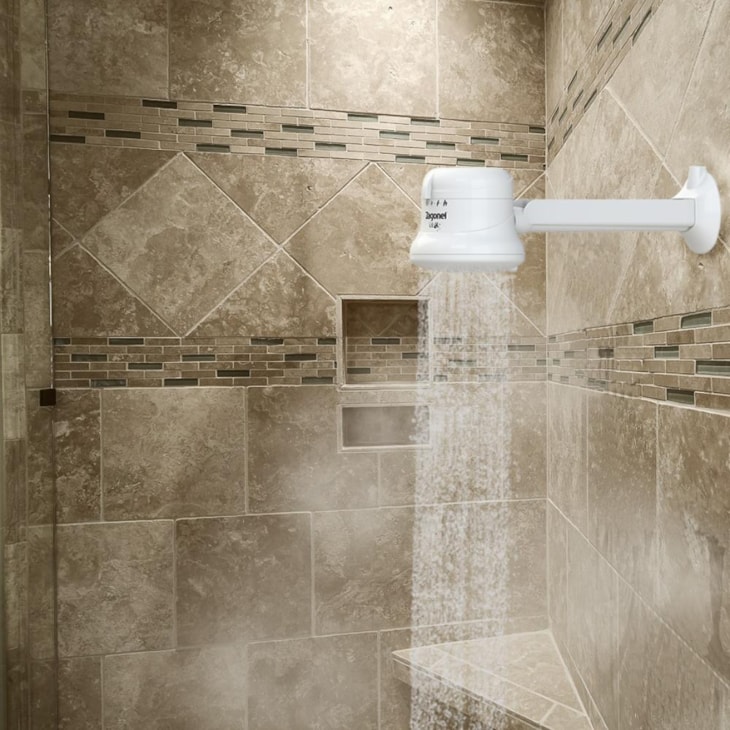 Ducha Ideale Plus Com Cano 4 Temperaturas Branco Blindada Zagonel 6800W 220V