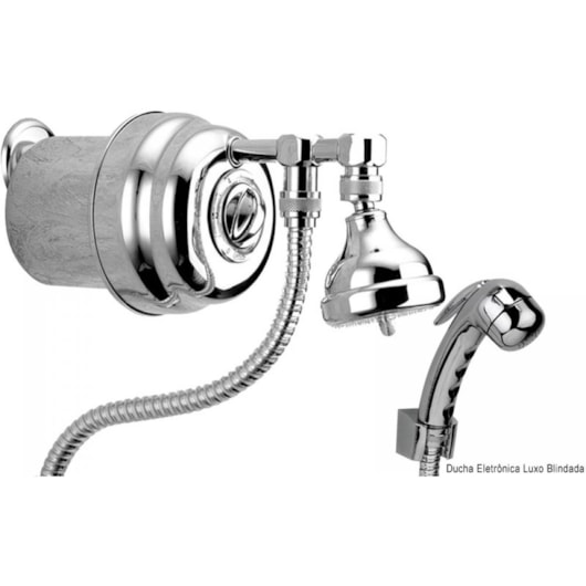 Ducha Luxo Eletronica Blindada Cardal 6,5kw 220v - Imagem principal - d8e6f343-8997-4f96-a874-95e45da172e5