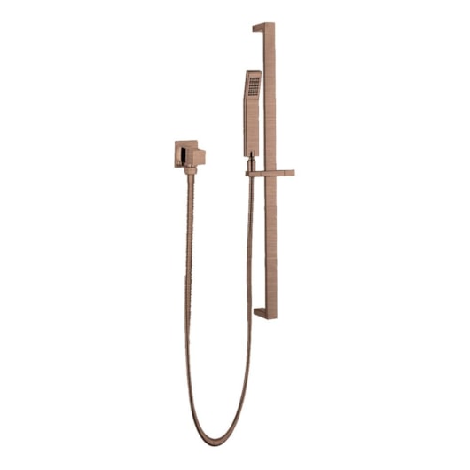 Ducha  Manual Barra para Box Ou Banheira Rb1510q Rose Gold Escovado Rubinettos - Imagem principal - 032f4d90-091f-46e3-8a1f-bb9646fa0bfc