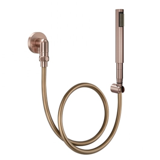 Ducha Manual  C30 Com Joelho 90° De Cobre Escovado Docol - Imagem principal - 11b5a396-d473-4be4-b1cc-ba3072451953