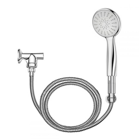 Ducha Manual Com Desviador Cromada D98 Docol - Imagem principal - 95cb715c-d86d-4e1c-b706-cb7d7c63aa1f