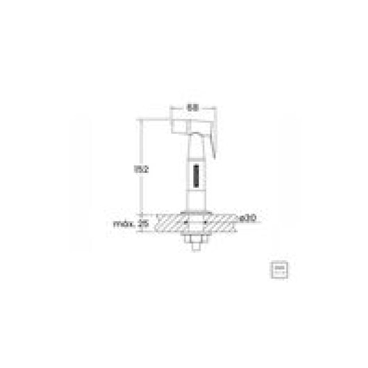 Ducha Manual para Cozinha em Aço Inox com Extensor Tramontina - Imagem principal - 41f0aec9-43ed-4156-9f86-052acee331e1