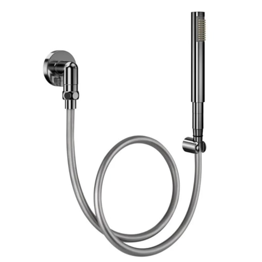 Ducha Manual Para Teto C30 Com Joelho 90° De Grafite Polido Docol - Imagem principal - 2921d6ca-a43c-460d-b0da-3c2828c9f0f9