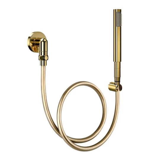 Ducha Manual Para Teto C30 Com Joelho 90° De Ouro Polido Docol - Imagem principal - 624c3212-60a6-4815-ae2f-cd2265c38ba3