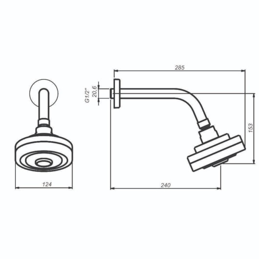 Ducha Meber Max 1959 Cobre Matte Meber - Imagem principal - 3c0299aa-b53f-4f2f-8e7e-6d548f30ca7a