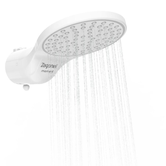Ducha Moment 4 Temperaturas Branco Zagonel 5500W 127V - Imagem principal - 8565570f-fa5c-41c2-81b5-72ceb96c5e04