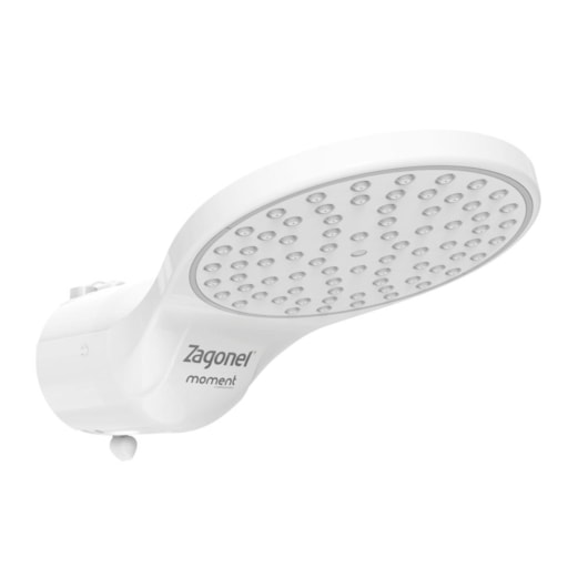 Ducha Moment 4 Temperaturas Branco Zagonel 5500W 127V - Imagem principal - bd27b0cb-cbd1-4efd-b3dc-980d95ea6205