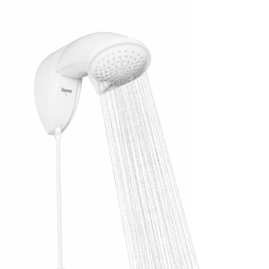 Ducha ND Eletrônica Branco Zagonel 7700W 220V - Imagem principal - 32e1fbf5-e986-4e9a-80c2-93a26f563e03