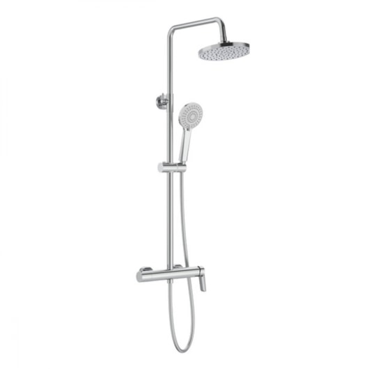Ducha Redonda Com Monocomando de Parede Vega Cromado - Imagem principal - 1d78625f-edb9-4ac7-95d7-e1342871cac4