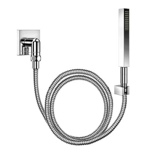 Ducha Square Com Joelho 90° Cromado Docol - Imagem principal - 39362de2-fe45-4d6e-9bf7-e01c71fa332d