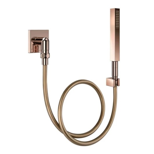 Ducha Square Com Joelho 90° De Cobre Polido Docol - Imagem principal - 97ac09f1-e67e-43dd-a991-55d0e26efabd