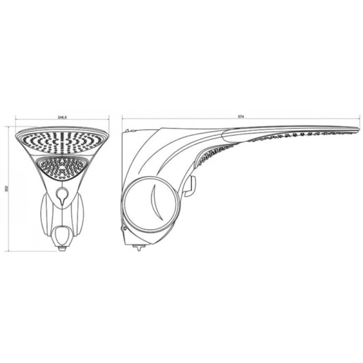 Ducha Turbo Multitemperaturas Duo Shower 127v 5500w Lorenzetti - Imagem principal - d6d72669-a7e4-46af-b115-b7c0ae7cb05a