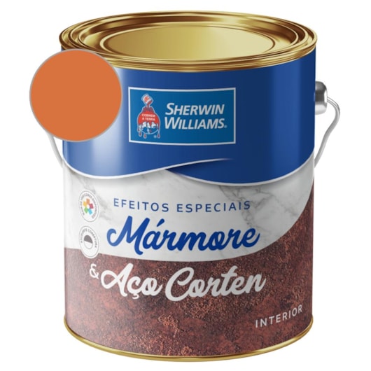 Efeitos Especiais Reagente Aço Corten Laranja Sherwin Williams 4,7Kg - Imagem principal - b10653d5-3668-431f-96dc-2e5605fd48f6