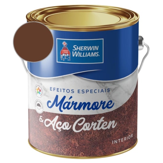 Efeitos Especiais Reagente Aço Corten Marrom Sherwin Williams 4,7Kg - Imagem principal - 1ff049ef-40f1-4454-8703-c9adb4634d8e