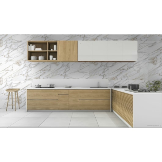 EMBRA PSO RET 75X75  CALACATA ORO LUX PRIM P75280 A/LC - Imagem principal - f75be7e7-be47-43ef-8a87-0cf6aefd111b