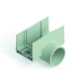 Emenda Para Canaleta Reta Com Saida Horizontal Top100 Cp04 Top Max 7,5cm - 80909b72-b2e5-45ae-9790-0009512204bf