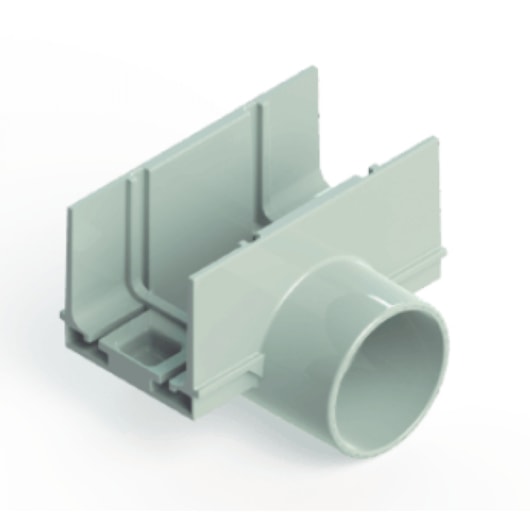 Emenda Para Canaleta Reta Com Saida Horizontal Top35 Cp04 Top Max 4cm - Imagem principal - 2af01f79-67e0-4b04-a013-932b110511c6