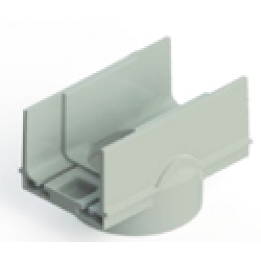Emenda Para Canaleta Reta Com Saida Vertical Top100 Cp01 Top Max 7,5cm - Imagem principal - 7408d1ff-d549-4f2d-b78b-4a0a4cbcdc85