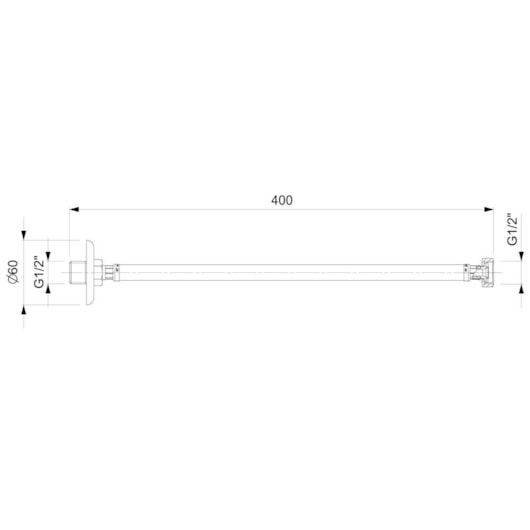 Engate Flexível Aço Inox Trançado Cromado Celite 400Mm - Imagem principal - 125b06fa-e6b6-4ba4-a60e-c79a0bb70c27