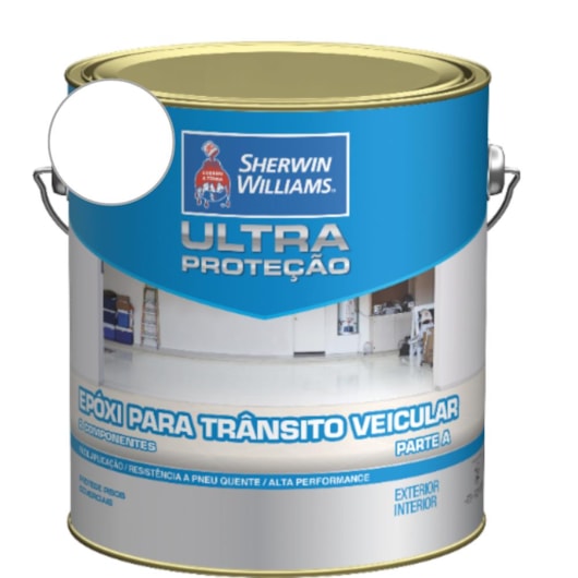 Epóxi Para Transito Veicular Componente A Branco 100 Sherwin Williams 3,6L - Imagem principal - 0ec3a0e9-cfd3-44a9-80b5-40e244b74401