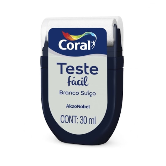 Escolha Cor Teste Facil Fosco Branco Suíço 30ml Coral - Imagem principal - 205ad429-c28c-4cd0-8e04-3ce36cbc2bae
