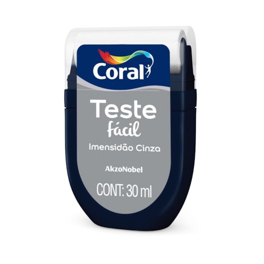 Escolha Cor Teste Facil Fosco Imensidão Cinza 30ml Coral - Imagem principal - 9c0ac51c-9c21-4ae6-9214-b2ea8dedaca1