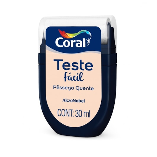 Escolha Cor Teste Facil Fosco Pêssego Quente 30ml Coral - Imagem principal - 0b80da51-72e6-4180-b5ac-2de137c10ae1