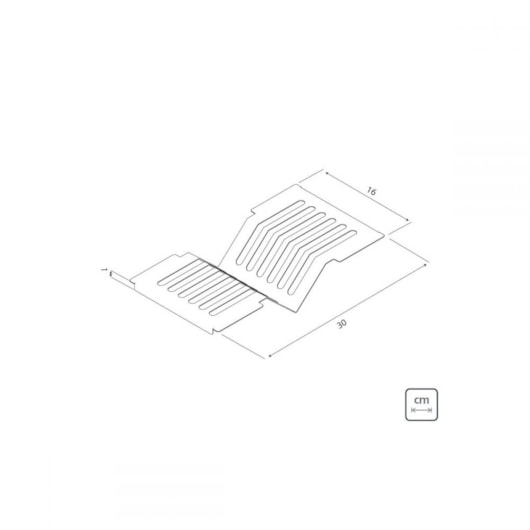 Escorredor De Pratos Para Canal Organizador 30cm Aço Inox Tramontina - Imagem principal - 09224c08-234d-4617-8792-2a8f3e5c057b