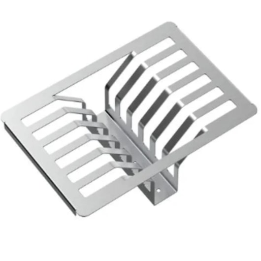 Escorredor De Pratos Para Cuba Dupla Bistro Escovado Docol 29x20cm - Imagem principal - 1a7e4571-d74b-4887-bdea-199092fd66db