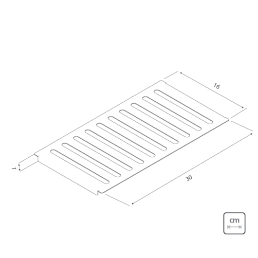 Escorredor De Pratos Scotch Brite P/ Canal Organizador Tramontina 30cm - Imagem principal - 59f4b11b-b346-4524-ad1f-3dcab9631268