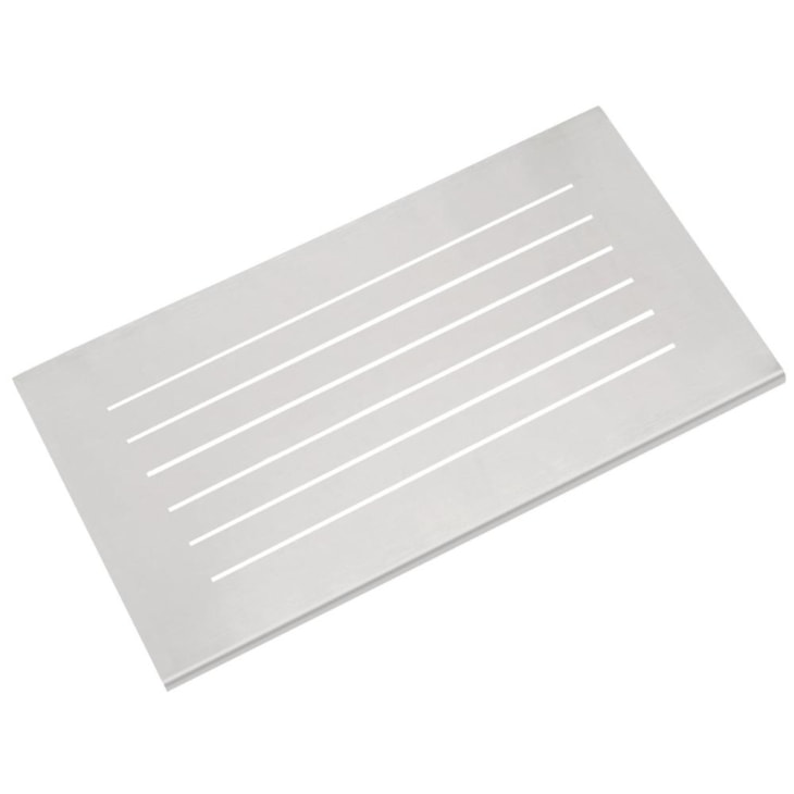 Escorredor Em Aço Inox Acetinado Para Canal Organizador  Tramontina 29,9x16,2cm