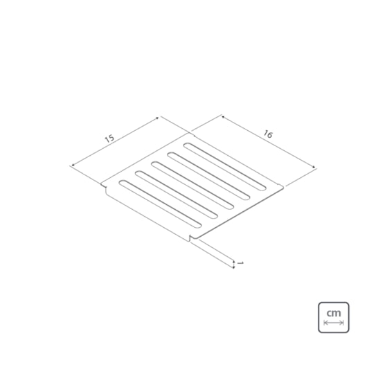 Escorredor para Sobrepor Scotch Brite 15x15cm Tramontina - Imagem principal - 545cb1cb-3ecd-4894-a6ba-3ee7663e163d