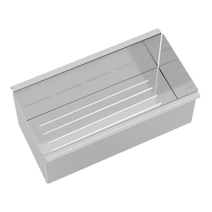 Escorredor Profundo Em Aço Inox Acetinado Para Canal Organizador Tramontina 29,9x16,2cm