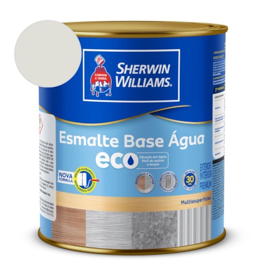 Esmalte Alto Brilho Eco Branco Gelo Sherwin Williams 0,9L - Imagem principal - b60395b8-98b2-4871-bcf2-8b00f986b95a