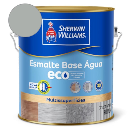 Esmalte Alto Brilho Eco Platina Sherwin Williams 3,6L - Imagem principal - a18d1ce5-9327-4c62-95b8-bde929364f0d