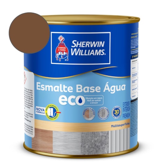 Esmalte Alto Brilho Eco Tabaco Sherwin Williams 0,9L - Imagem principal - ad6b8e68-dae4-4bba-9330-1b00e0570e8e