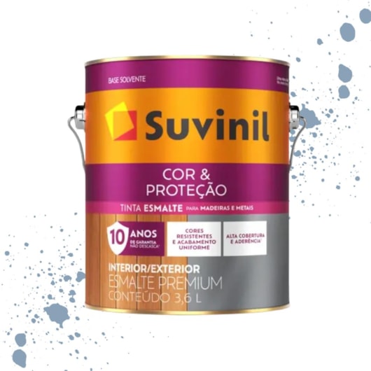 Esmalte Cor E Proteção Brilhante Azul Del Rey Suvinil 3,6L - Imagem principal - d4cddd95-e416-4641-991e-c0a6d9ba85ce