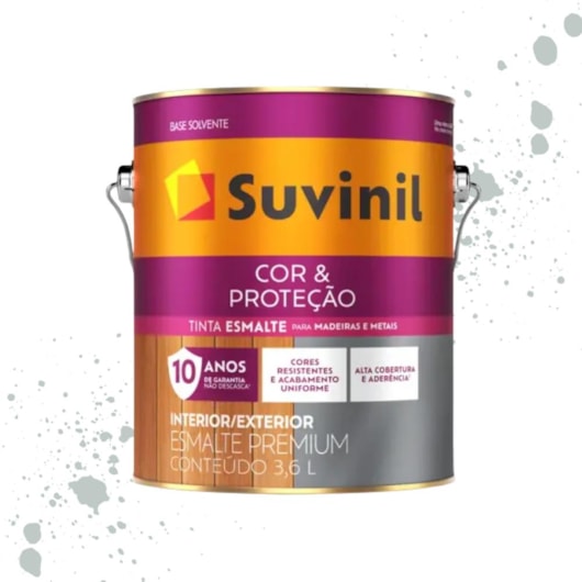 Esmalte Cor E Proteção Brilhante Ceramica Suvinil 3,6L - Imagem principal - 7f7bc4ac-0cbe-4e5a-8a71-6fdabf57cae7