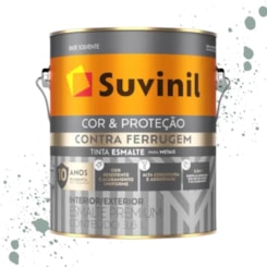 Esmalte Cor E Proteção Contra Ferrugem Brilhante Verde Colonial Suvinil 3,6L