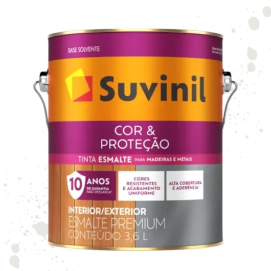 Esmalte Cor E Proteção Fosco Branco Neve Suvinil 3,6L - Imagem principal - 2a09f2c7-acd1-4fd1-97da-ef4b369742d1