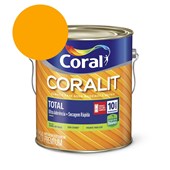 Esmalte Coralit Secagem Rapida Brilhante Amarelo 3.6l Coral