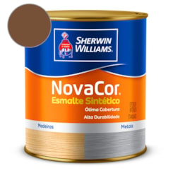 Esmalte Sintético Alto Brilho Nova Cor Tabaco Sherwin Williams 0,9L